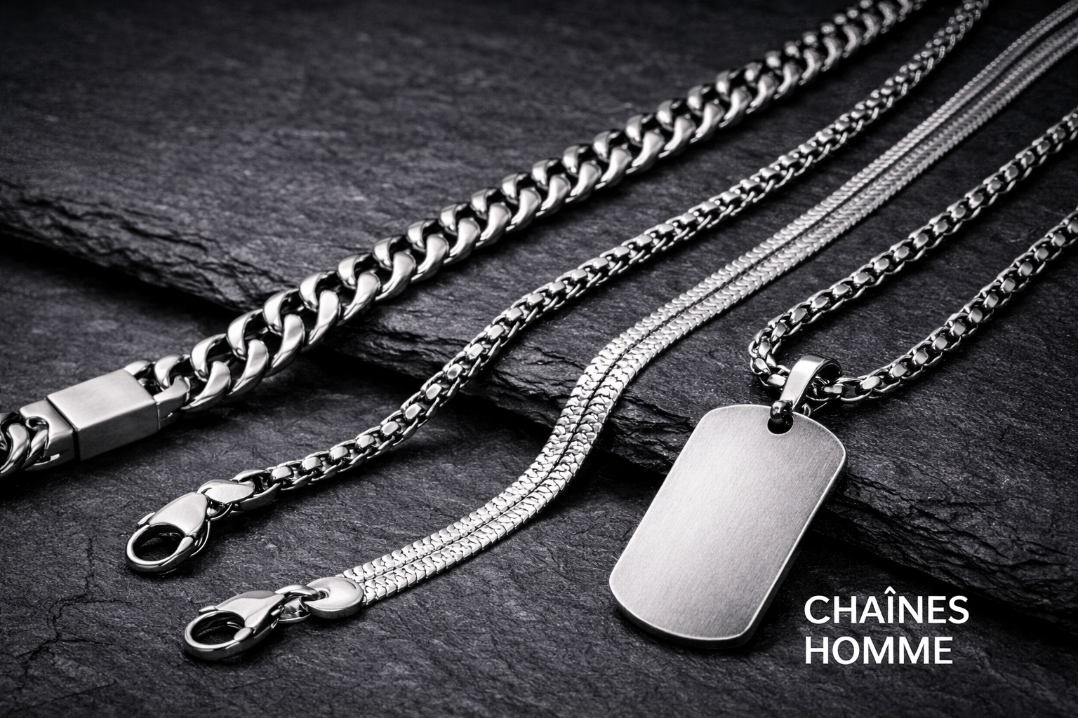 Chaînes & Colliers Homme