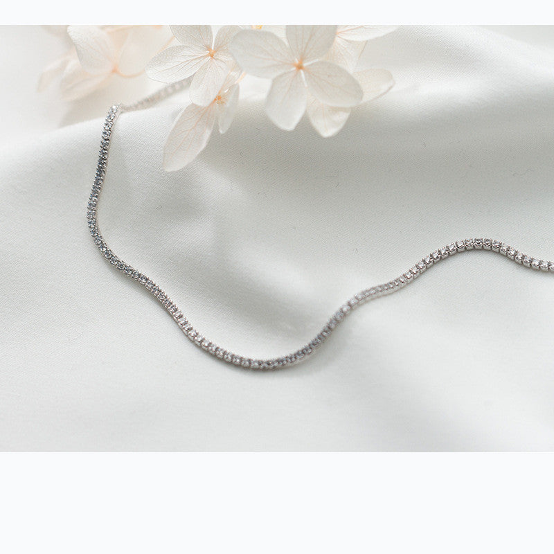 Clavéria™ – Collier ras-du-cou incrusté de diamants, style coréen élégant | Nathy Boutiques