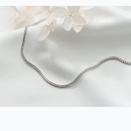 Clavéria™ – Collier ras-du-cou incrusté de diamants, style coréen élégant | Nathy Boutiques