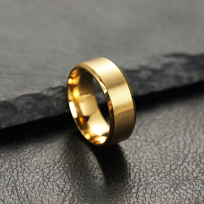 FORCE TITANE ÉLITE™ – Bague homme en acier inoxydable, anneau moderne, robuste et élégant