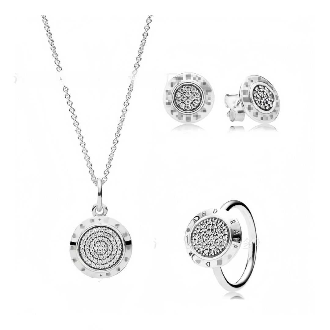 SILVARIA – Ensemble de bijoux plaqué argent