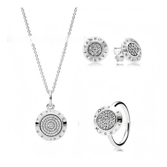 SILVARIA – Ensemble de bijoux plaqué argent