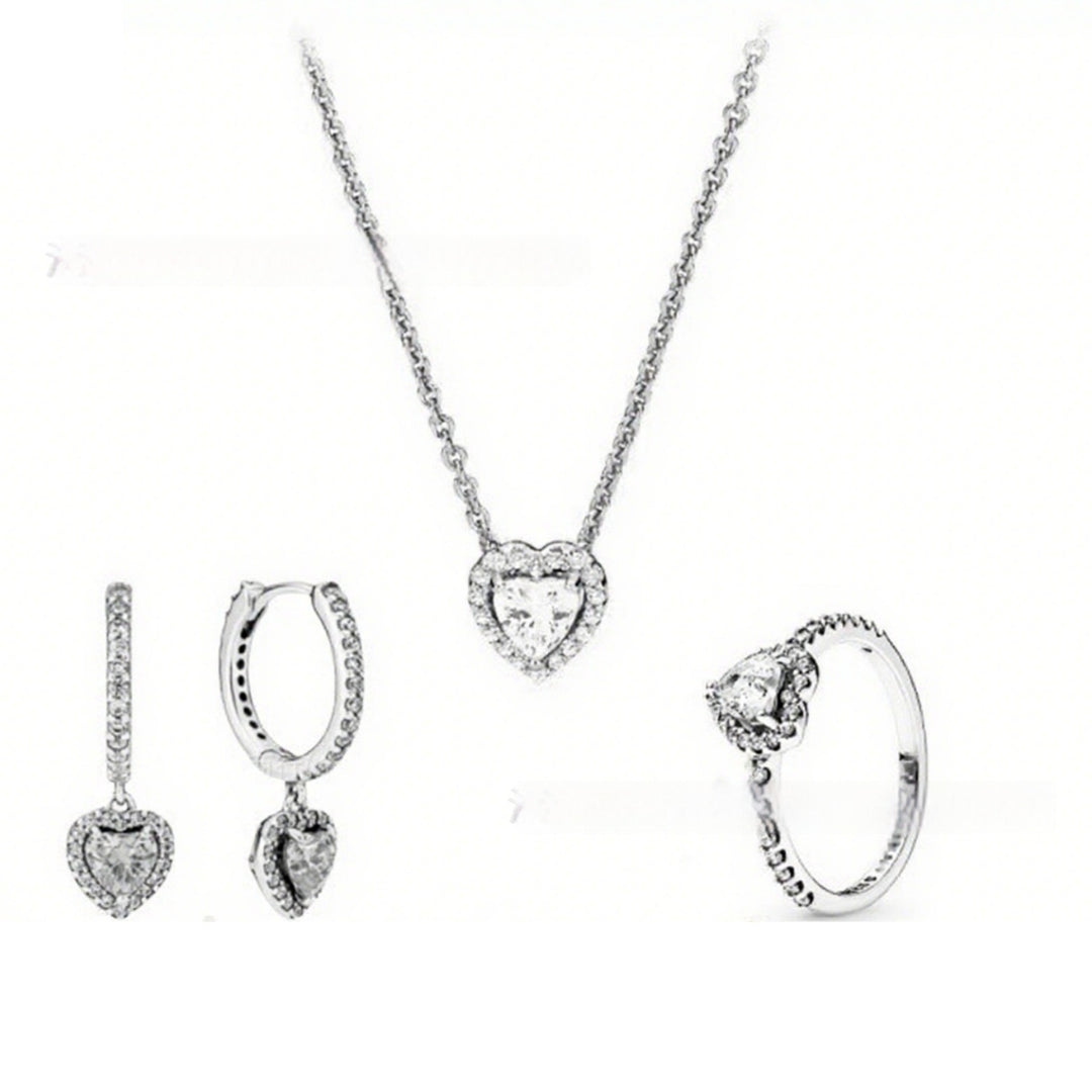 SILVARIA – Ensemble de bijoux plaqué argent