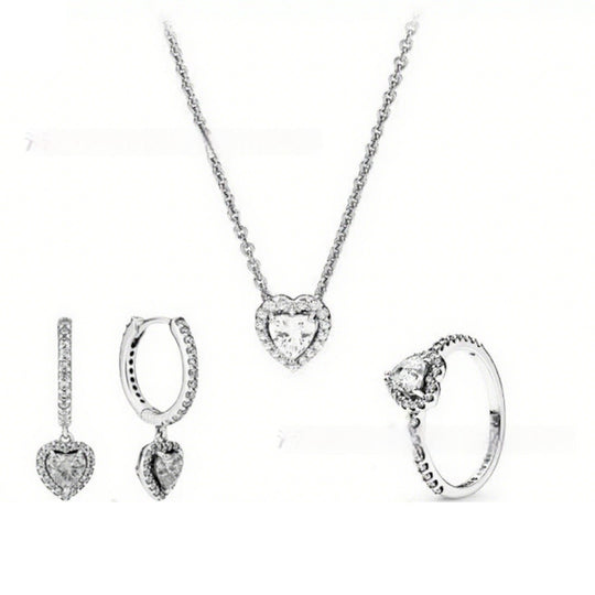 SILVARIA – Ensemble de bijoux plaqué argent