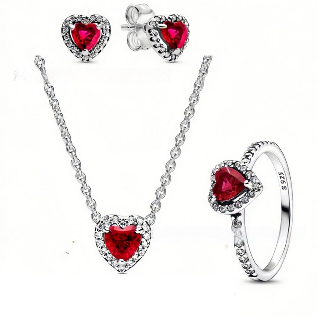 SILVARIA – Ensemble de bijoux plaqué argent