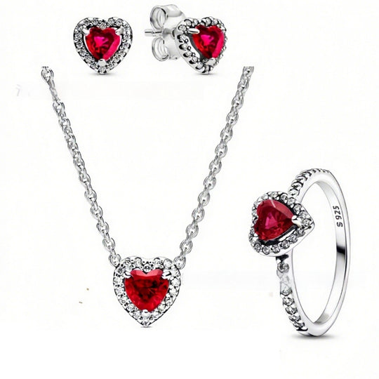 SILVARIA – Ensemble de bijoux plaqué argent