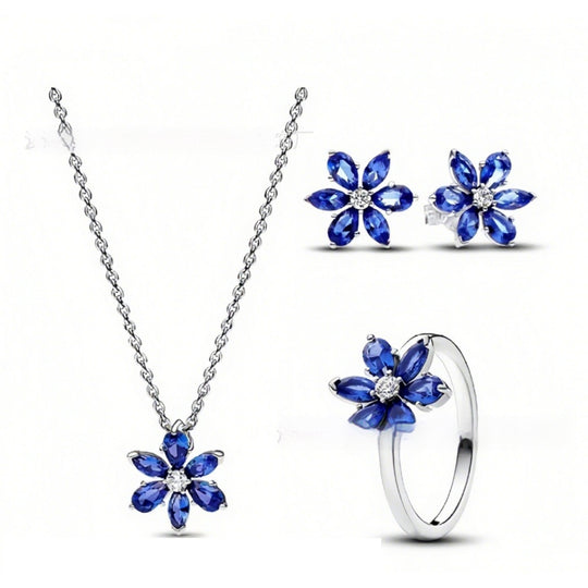 SILVARIA – Ensemble de bijoux plaqué argent