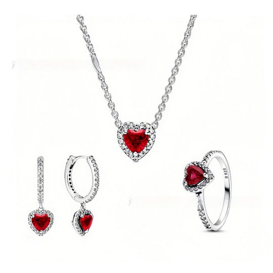 SILVARIA – Ensemble de bijoux plaqué argent