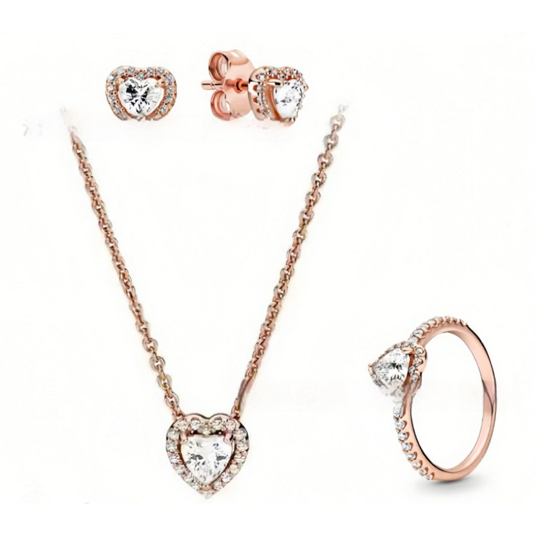 SILVARIA – Ensemble de bijoux plaqué argent