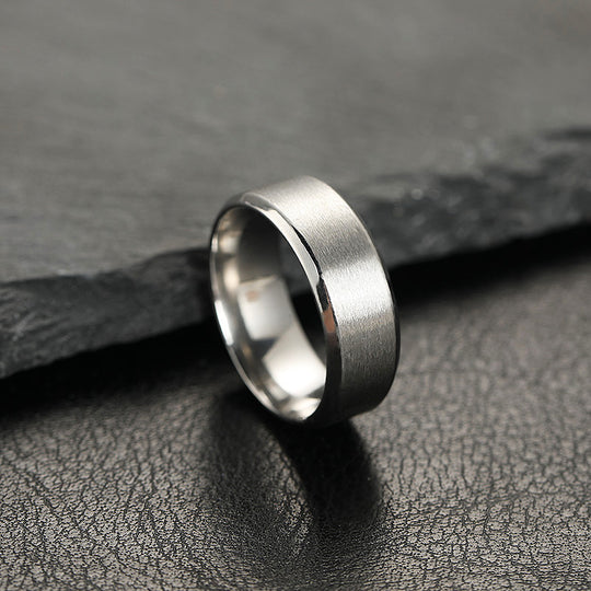FORCE TITANE ÉLITE™ – Bague homme en acier inoxydable, anneau moderne, robuste et élégant