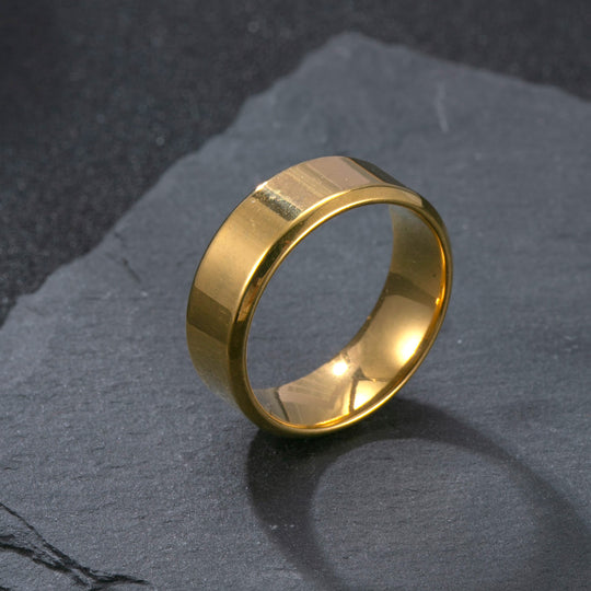 FORCE TITANE ÉLITE™ – Bague homme en acier inoxydable, anneau moderne, robuste et élégant