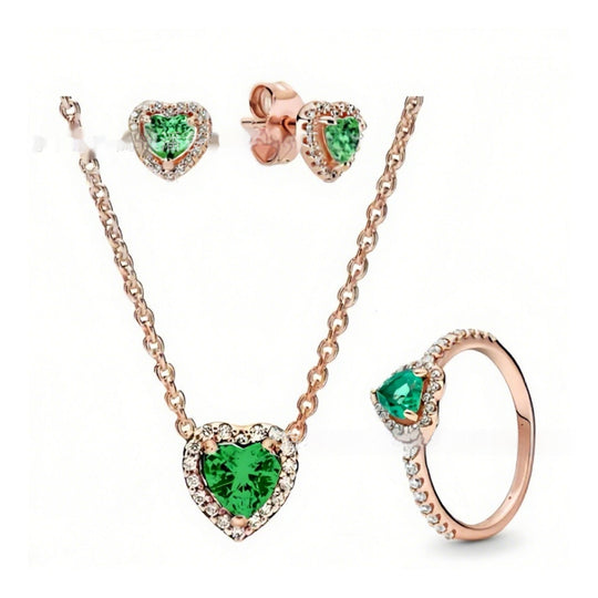 SILVARIA – Ensemble de bijoux plaqué argent