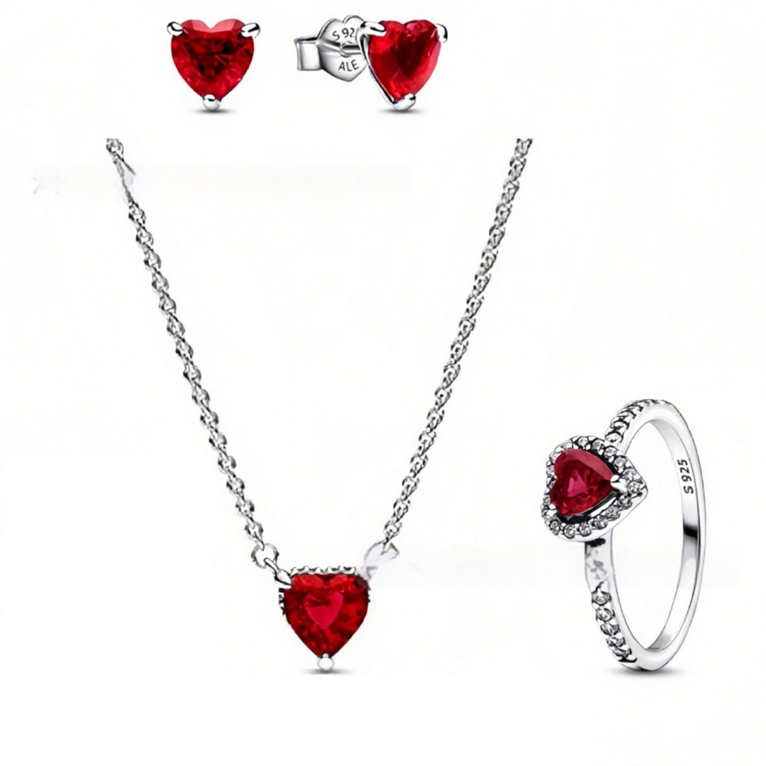 SILVARIA – Ensemble de bijoux plaqué argent