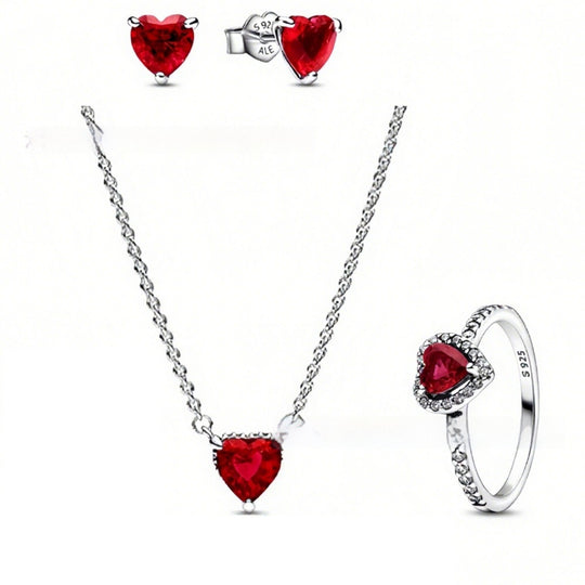 SILVARIA – Ensemble de bijoux plaqué argent