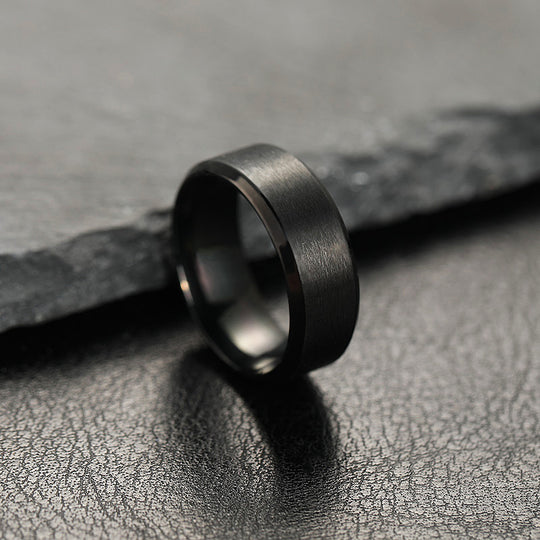 FORCE TITANE ÉLITE™ – Bague homme en acier inoxydable, anneau moderne, robuste et élégant