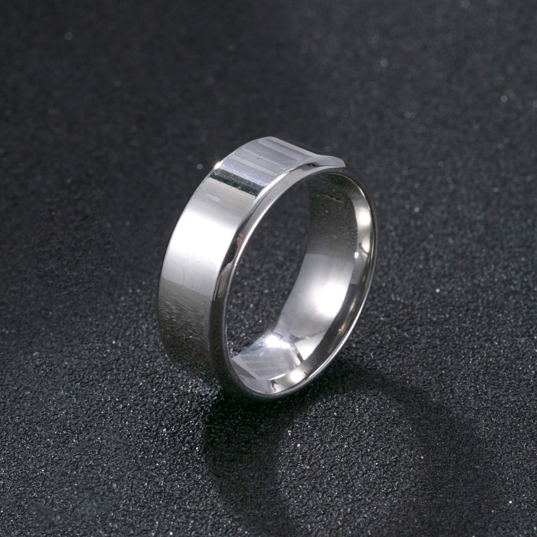 FORCE TITANE ÉLITE™ – Bague homme en acier inoxydable, anneau moderne, robuste et élégant