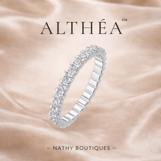 💍 Althéa™ – Bague Promesse en Moissanite