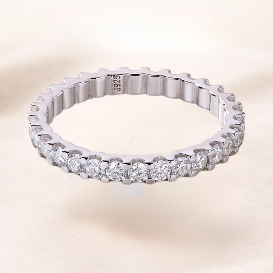 💍 Althéa™ – Bague Promesse en Moissanite