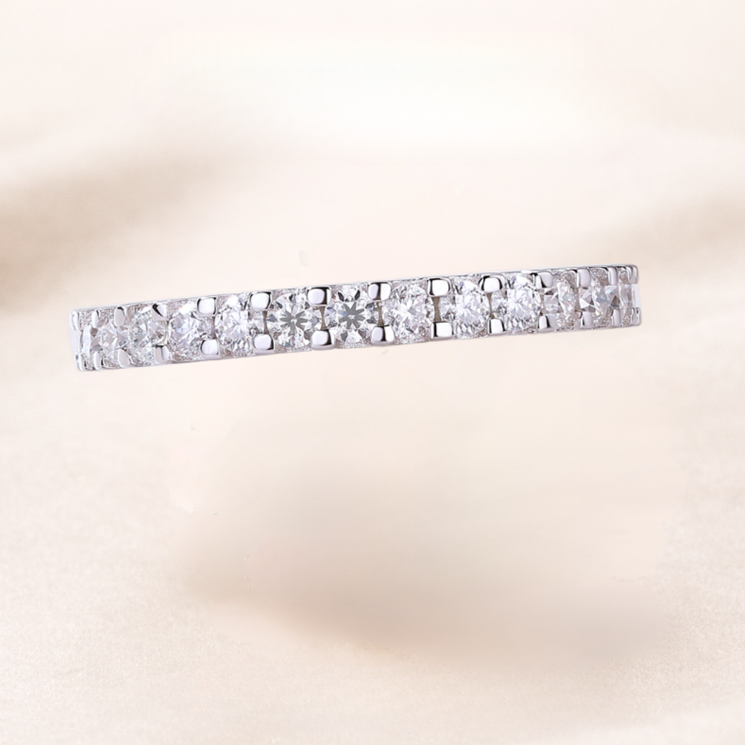💍 Althéa™ – Bague Promesse en Moissanite
