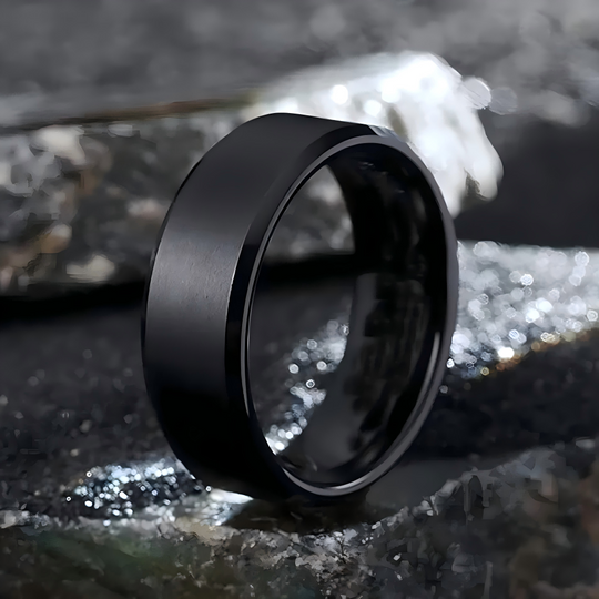 FORCE TITANE ÉLITE™ – Bague homme en acier inoxydable, anneau moderne, robuste et élégant