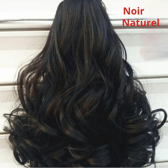 Boucles Instantanées – Queue-de-Cheval Bouclée Courte à Pince | Volume Naturel & Effet Chic