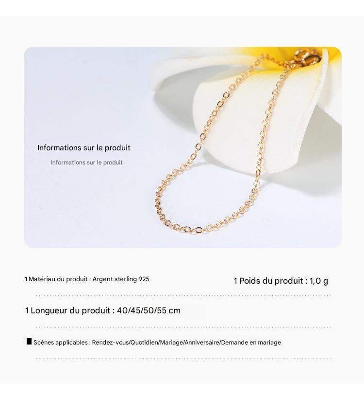 CLÉA™ – Chaîne fine intemporelle | Nathy Boutiques