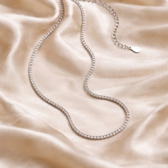 Clavéria™ – Collier ras-du-cou incrusté de diamants, style coréen élégant | Nathy Boutiques
