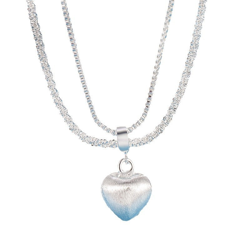 💖 Collier Double Cœur Brillant™ | Nathy Boutiques