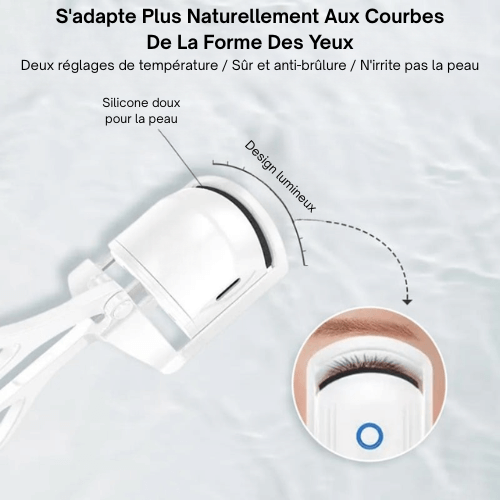 Recourbe-cils chauffant