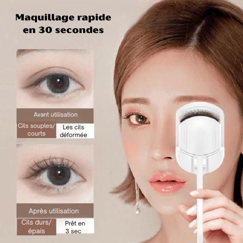 Recourbe-cils chauffant