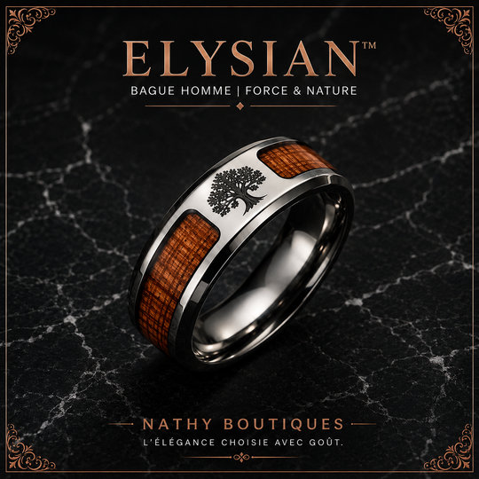 ELYSIAN – Bague homme | Symboles & Héritage