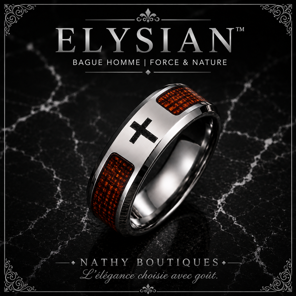 ELYSIAN – Bague homme | Symboles & Héritage