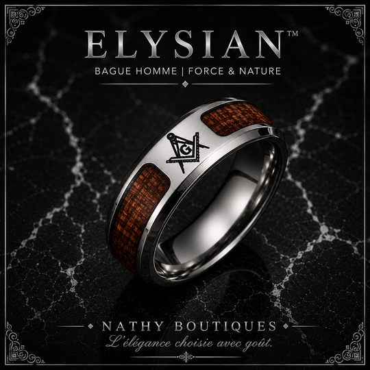 ELYSIAN – Bague homme | Symboles & Héritage