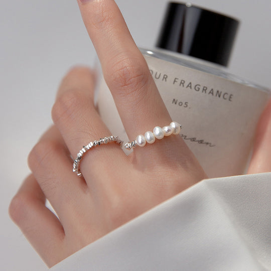✨ Élaria™ – Bague en argent sterling 925 et perles naturelles | Nathy Boutiques