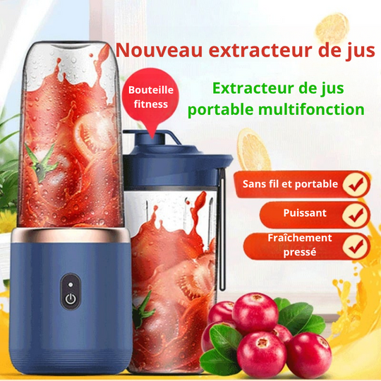Mini mixeur portable 40W – Smoothies express partout !