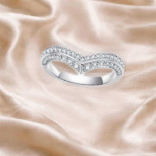 ✨ FLORÉA™ – Bague en argent sterling et moissanite | Nathy Boutiques
