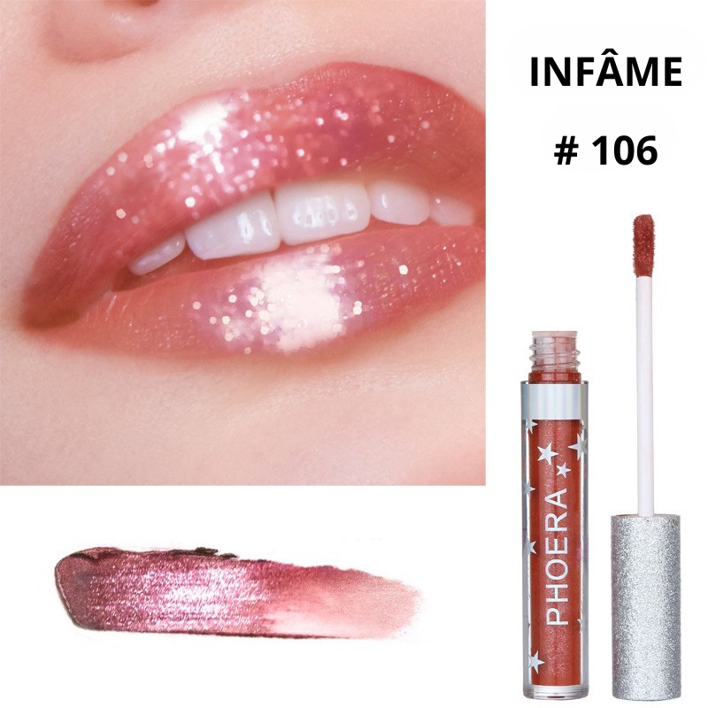 ✨ GLITTERIA™ – Gloss Liquide Scintillant Waterproof | Nathy Boutiques
