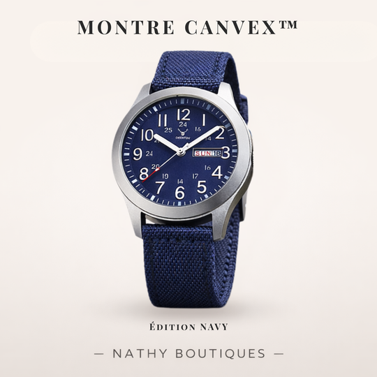 CANVEX™  – Montre homme sportive en nylon canvas | Nathy Boutiques