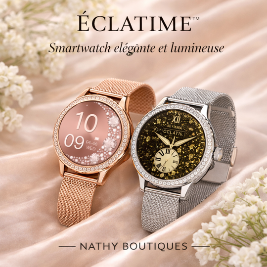 ÉCLATIME™ – Montre intelligente élégante avec appels Bluetooth | Nathy Boutiques