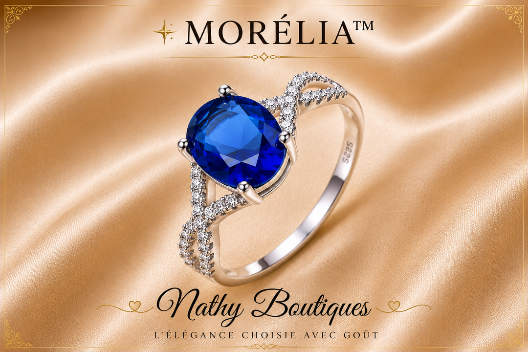 MORÉLIA – Bague en argent 925 | Douceur & Élégance