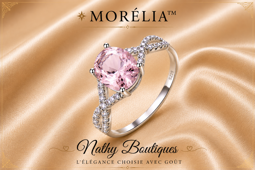 MORÉLIA – Bague en argent 925 | Douceur & Élégance