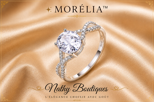 MORÉLIA – Bague en argent 925 | Douceur & Élégance