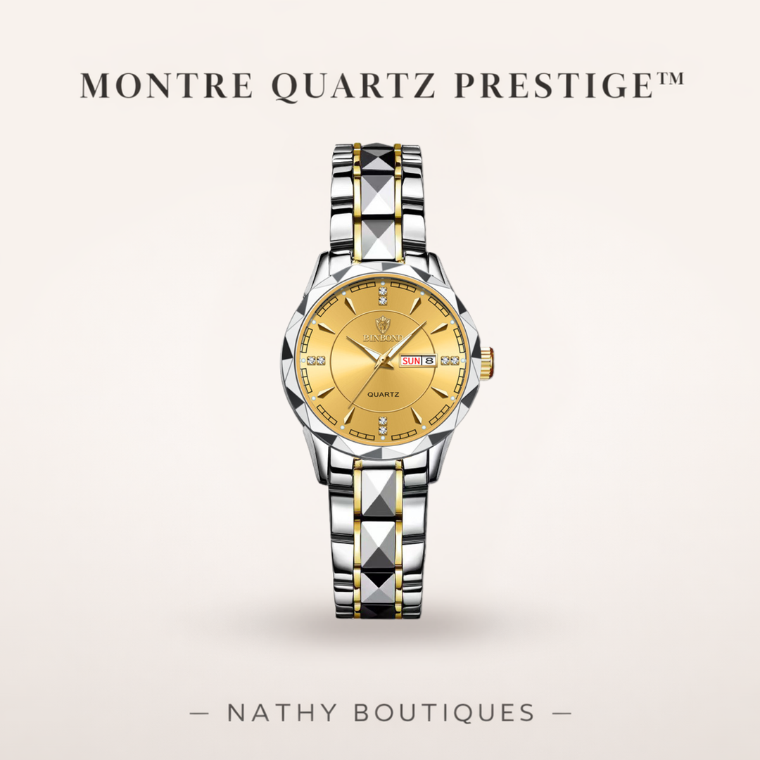 Montre Quartz Prestige™ Étanche 30M | Montre Homme & Femme | Nathy Boutiques