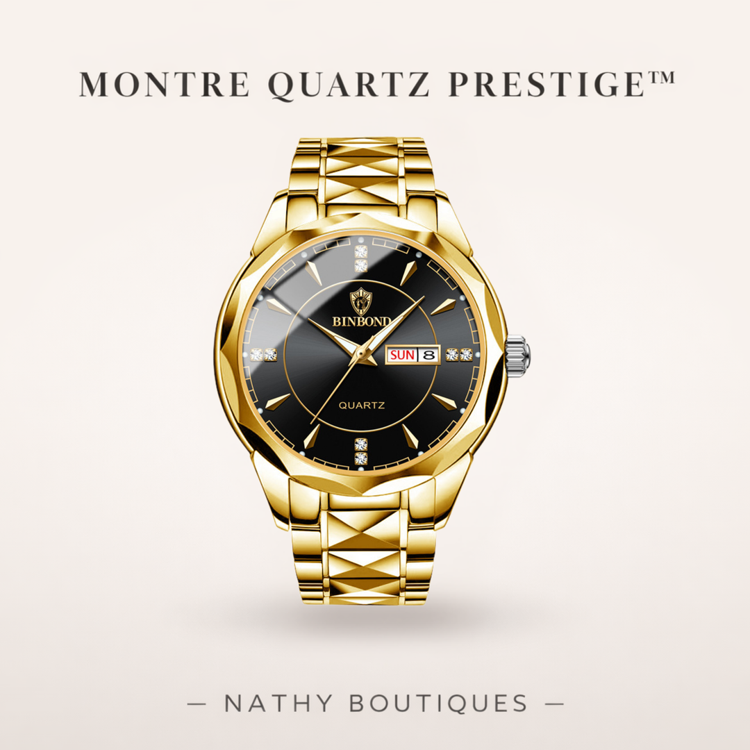 Montre Quartz Prestige™ Étanche 30M | Montre Homme & Femme | Nathy Boutiques