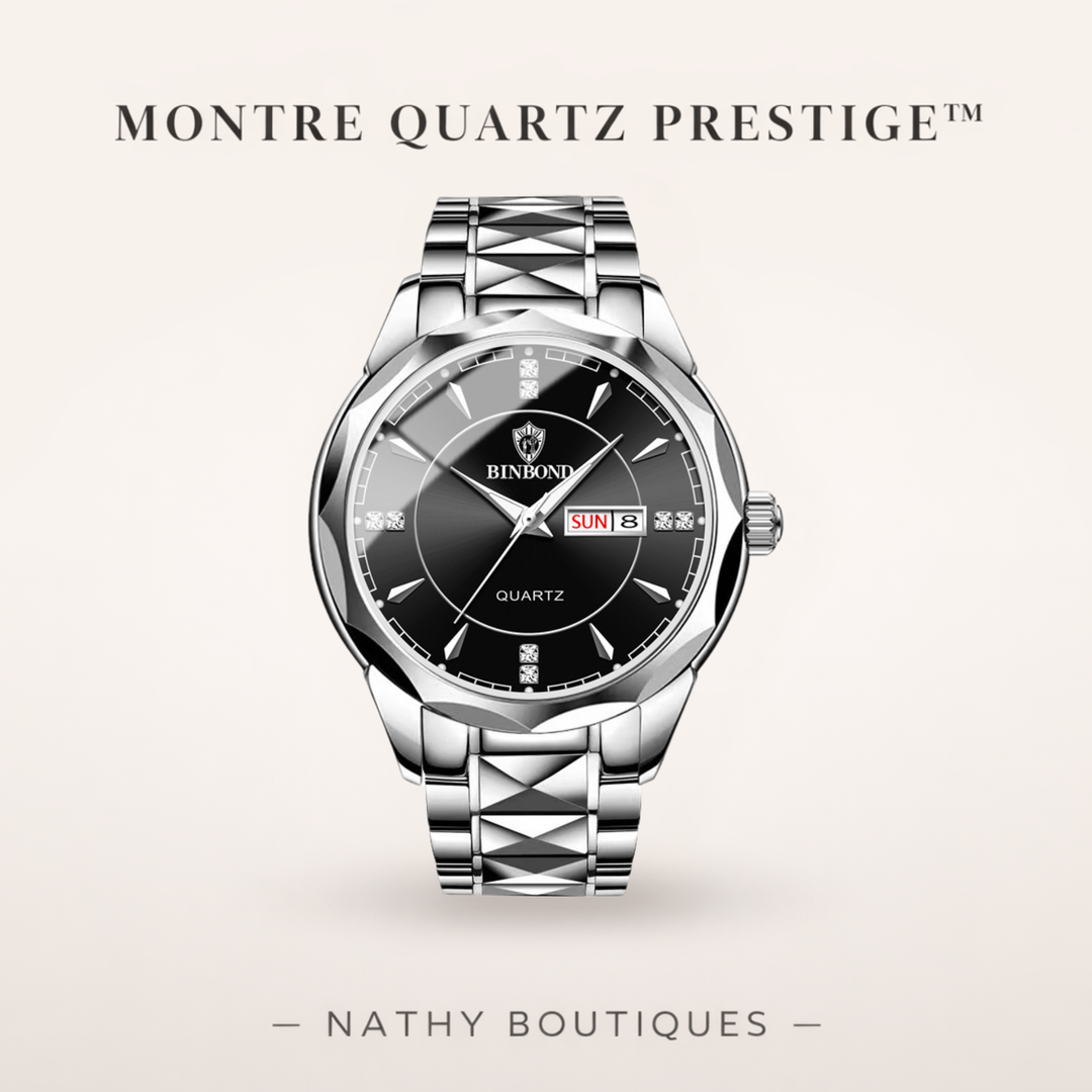 Montre Quartz Prestige™ Étanche 30M | Montre Homme & Femme | Nathy Boutiques