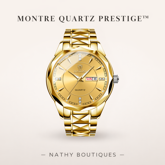 Montre Quartz Prestige™ Étanche 30M | Montre Homme & Femme | Nathy Boutiques