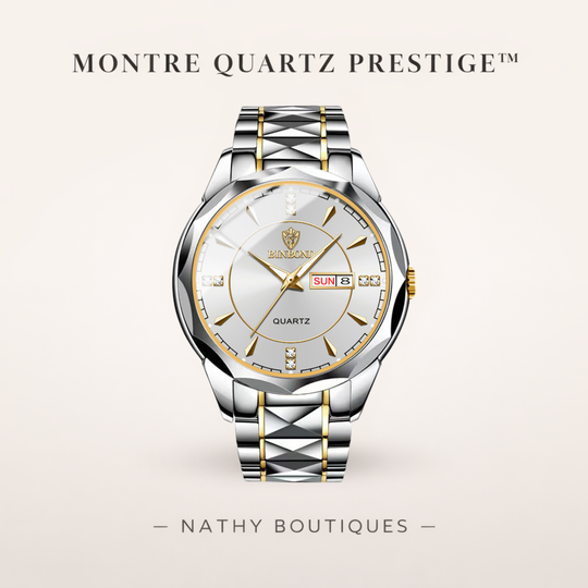 Montre Quartz Prestige™ Étanche 30M | Montre Homme & Femme | Nathy Boutiques