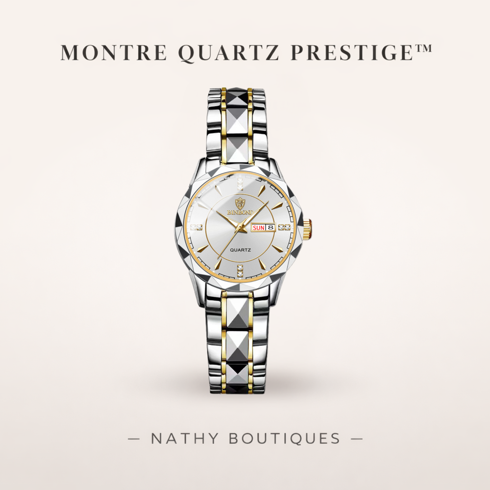Montre Quartz Prestige™ Étanche 30M | Montre Homme & Femme | Nathy Boutiques