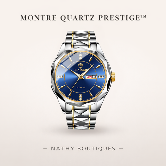Montre Quartz Prestige™ Étanche 30M | Montre Homme & Femme | Nathy Boutiques