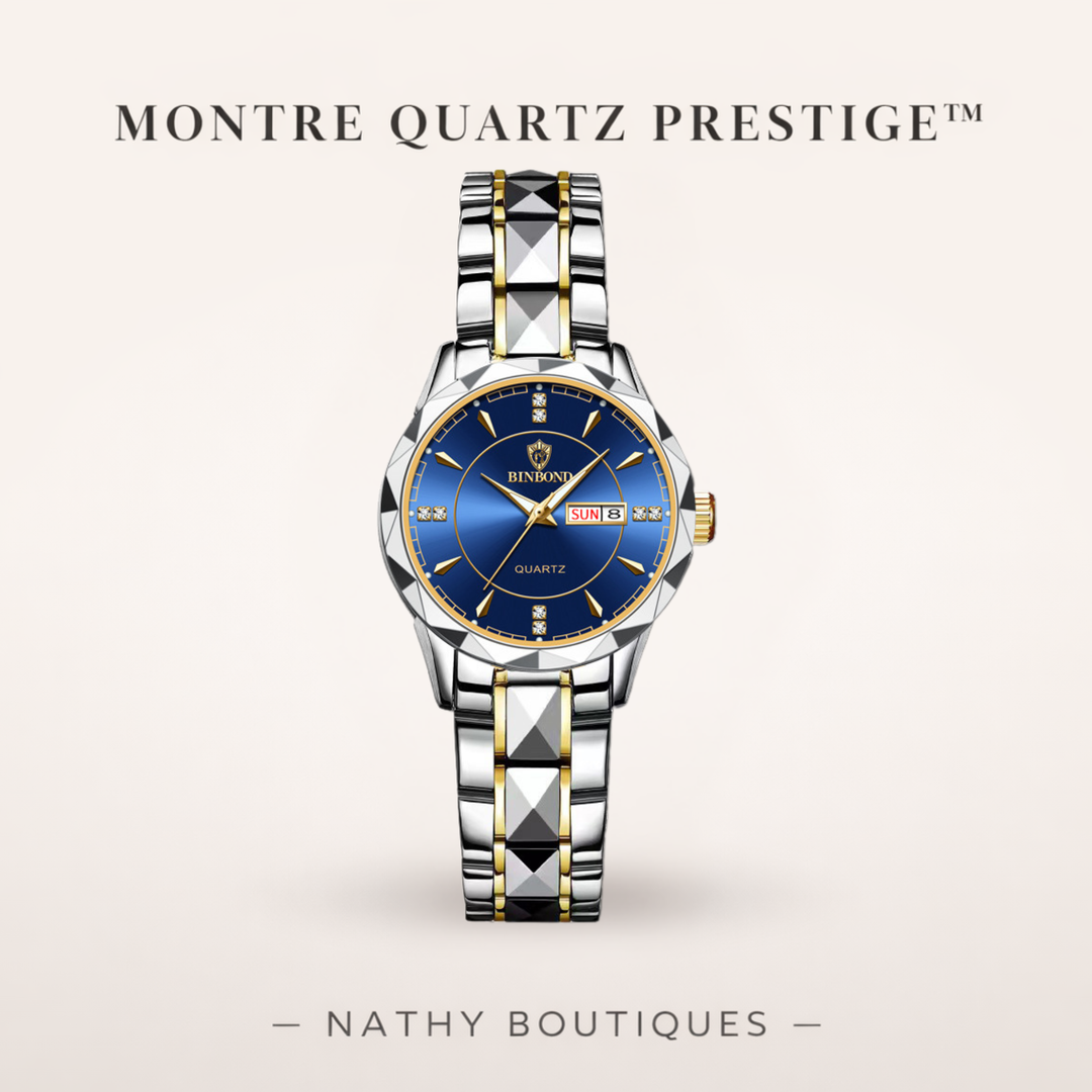 Montre Quartz Prestige™ Étanche 30M | Montre Homme & Femme | Nathy Boutiques
